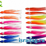 8. 50 шт разноцветных силиконовых октопусов для рыбалки с алиэкспресс